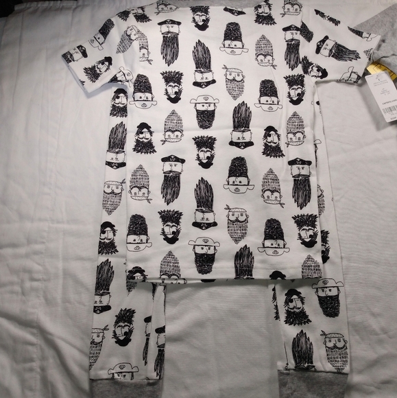 Carter's 4 pcs Pirate Snug fit cotton pajama Boys size 5 new with tags - Picture 5 of 6